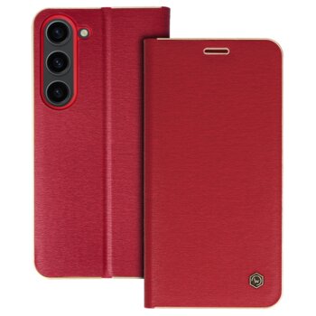 Puzdro Wonder Frame Book Samsung Galaxy S23 5G - červené