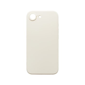 mobilNET silikónové puzdro iPhone 16e, biele (Fiber)