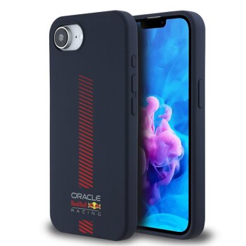 Red Bull Silicone Powerbar MagSafe Zadní Kryt pro iPhone 16e Navy