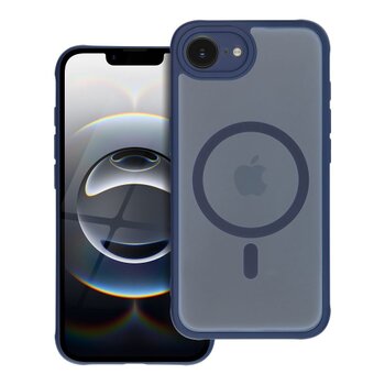 Puzdro Magsafe Matte Clear iPhone 16e (SE 4 2025) - modré