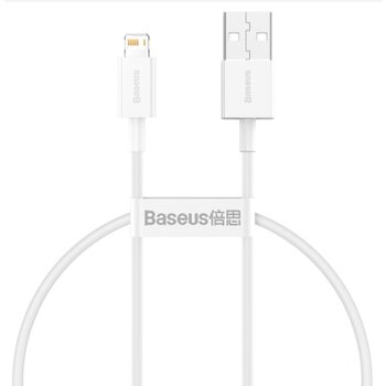 Baseus CALYS-02 Superior Fast Charging Kabel Lightning 2.4A 0.25m White