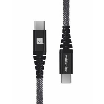 EKO KÁBEL Kevlar USB-C/USB-C 3,0 M 60W Antracit