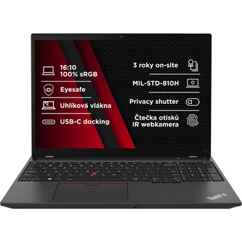 Lenovo ThinkPad T16 Gen 2 16GB/512GB SSD 21K8S1AR05 Black Čierny - Trieda A