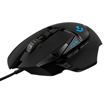 Logitech G502 HERO - káblová herná myš, USB - čierna