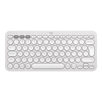 Logitech K380s Pebble Keys 2 - Bluetooth klávesnica - biela - US