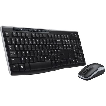 Logitech MK270 - bezdrôtová klávesnica a myš, kombo, CZ/SK
