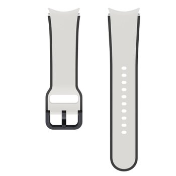 ET-STR90SJE Samsung Galaxy Watch 4/4 Classic/5/5 Pro Dvoubarevný Sportovní Řemínek 20mm S/M Sand
