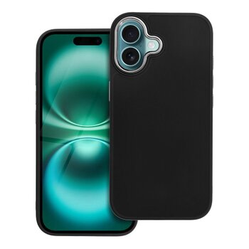 Puzdro Frame TPU iPhone 16 - čierne