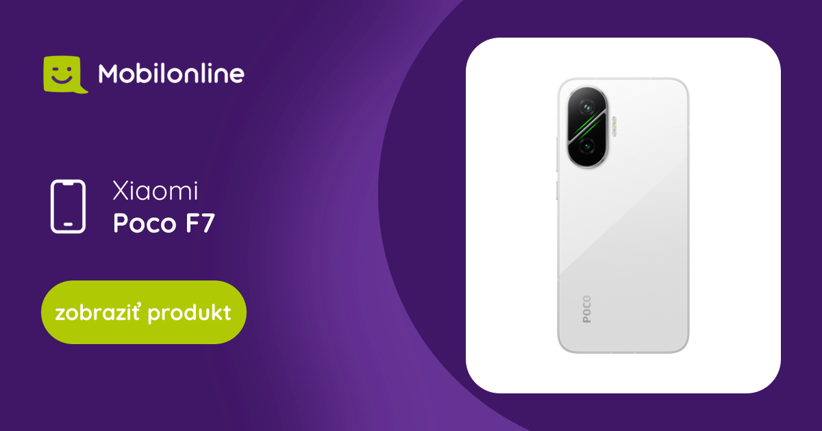 POCO F7 12GB/512GB Biely - SK distribúcia mobilonline.sk