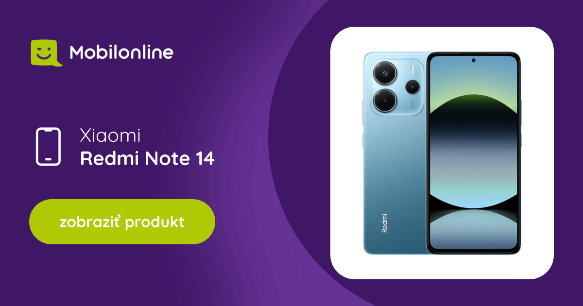 Xiaomi Redmi Note 14 6GB/128GB Dual SIM Ocean Blue Modrý - N